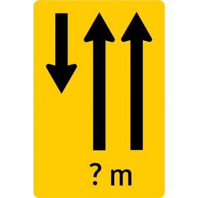 Gegenverkehr (Angaben einer Streckenlänge möglich)