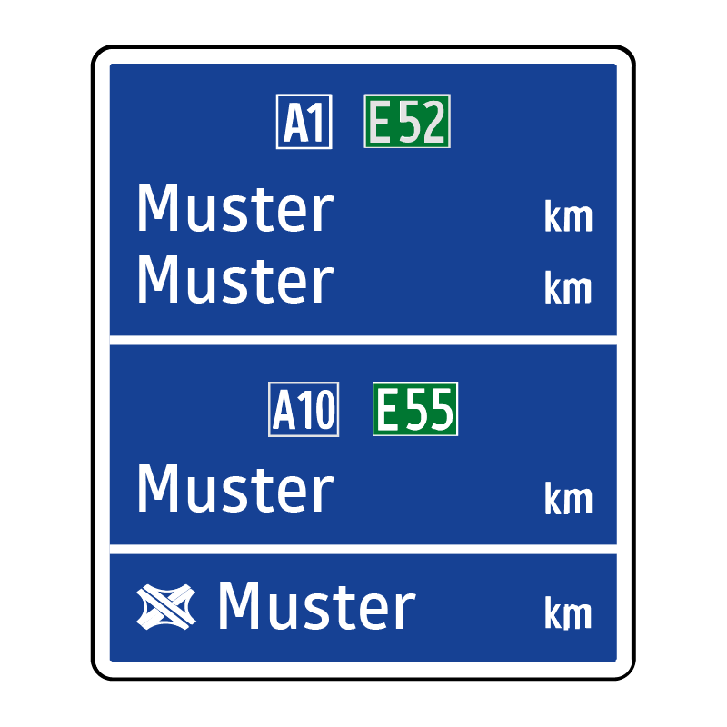 Entfernungstafel Knoten