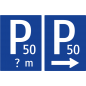Parkplatzbeschilderung Autobahn