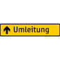 Umleitung Wegweiser Typ 1 - Bauausführung