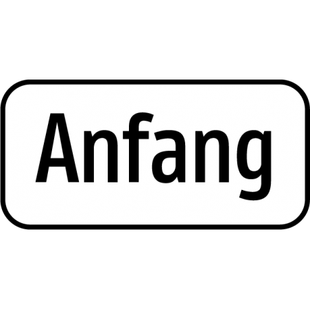 Zusatztafeln - Anfang