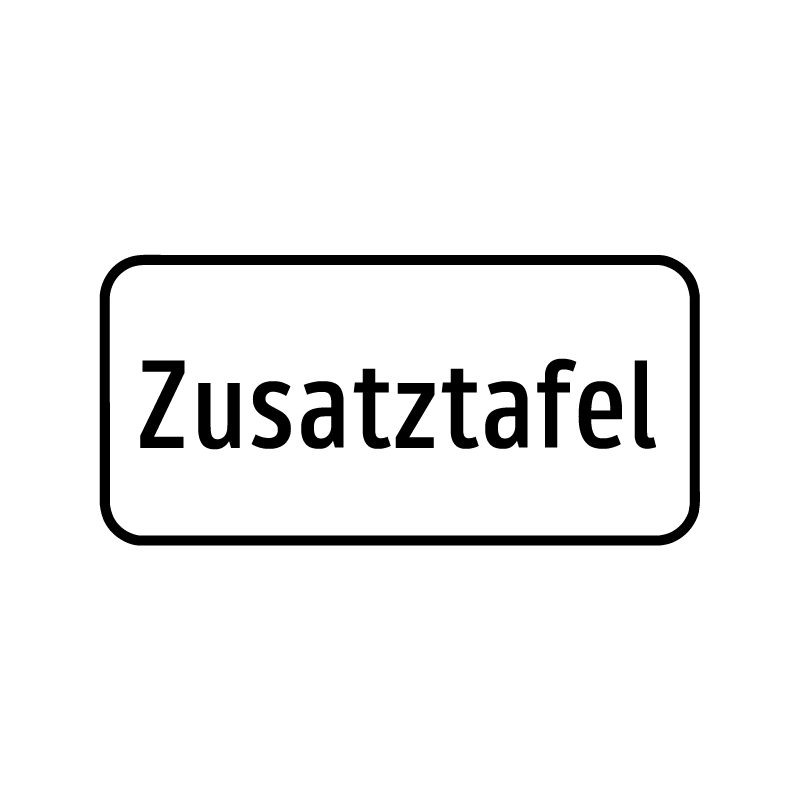 Zusatztafeln - 2 x