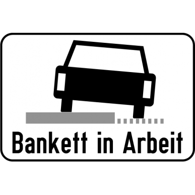 Zusatztafeln - Bankett in Arbeit